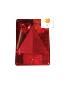 Feu radex vertical droit 5 fonctions pour remorque- Clinique Remorque- 17