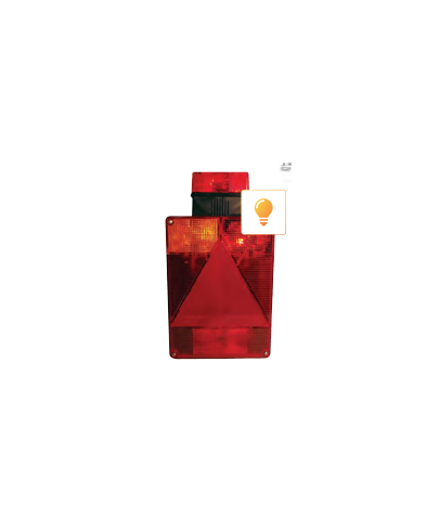 Feu arrière vertical gauche + feu gabarit pour remorque