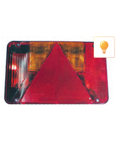 Feu arrière gauche 6 fonctions radex 5800 pour remorque - Clinique Remorque - 17