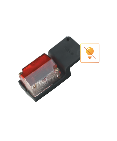 Feu bicolore sur languette pour remorque