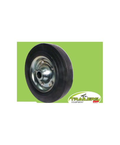 Roue avec jante métal pour remorque