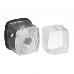 Feu blanc de position blanc avec catadioptre pour remorque- Clinique Remorque-17