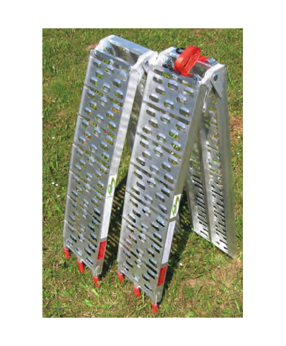 2 Rampes aluminium pliantes pour remorque