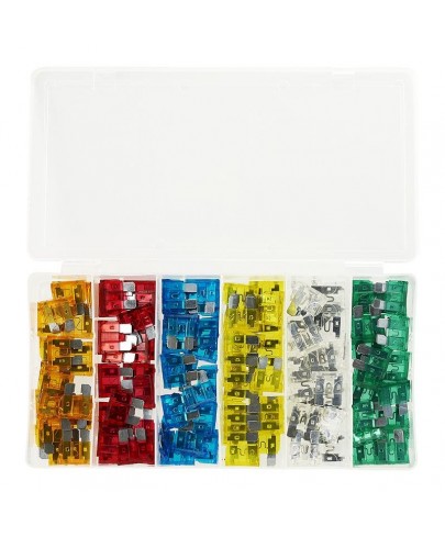 Fusibles voiture standard assortiment 120 pièces
