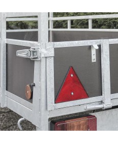 Réflecteur / catadioptre de triangle 2 pièces pour remorque- Clinique Remorque-17