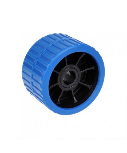 Galet pour remorque bateau en polyéthylène bleu