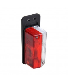 Feu de gabarit rouge/blanc 92x42mm à support - Clinique Remorque - 17