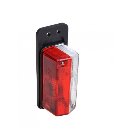 Feu de gabarit rouge/blanc 92x42mm à support