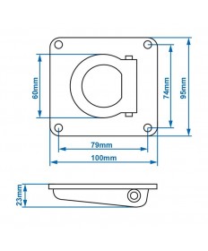 Anneau d'arrimage seule pour remorque- Clinique Remorque- 17