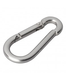 Mousqueton inox 6x60mm 2 pièces