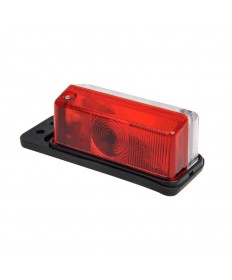 Feu de gabarit rouge/blanc 92x42mm à support - Clinique Remorque - 17
