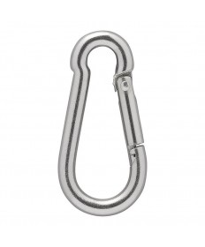 Mousqueton inox 6x60mm 2 pièces