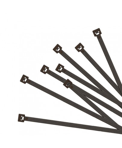 Colliers de serrage 300x3,5 mm 50 pièces noir