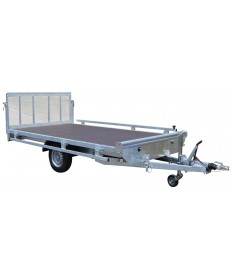 Remorque plateau nu RIS 340 F130 1 essieu