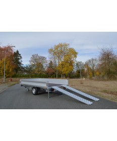 Remorque plateau nu RIS 340 F130 1 essieu
