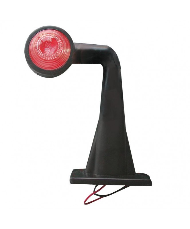 Feu de gabarit rouge/blanc 185mm équerre - Clinique Remorque - 17