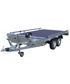 Remorque plateau nu RIS 340 F200 2 essieux