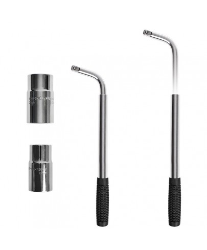 Clé démonte roue télescopique