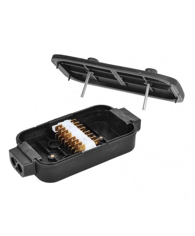 Boîte de dérivation plastique 8x4-pôles voiture, remorque-Clinique Remorque-17