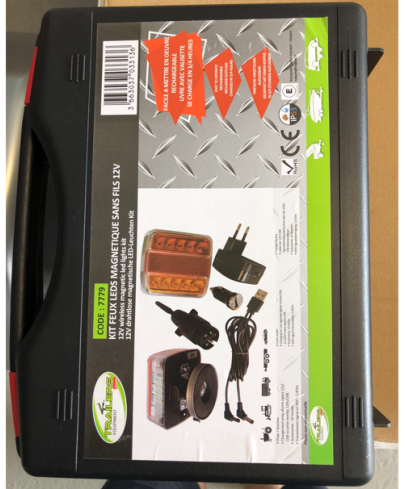 Kit magnétique leds sans fils 12/24V