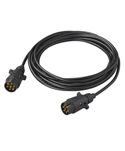 Rallonge 7M avec 2x fiche 7-pôles PVC