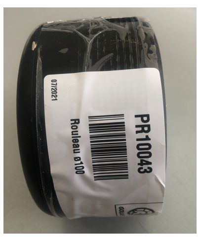 Galet remorque bateau ø100