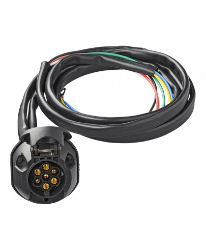 Faisceau d'attelage 7-pôles PVC + 1,50M câble