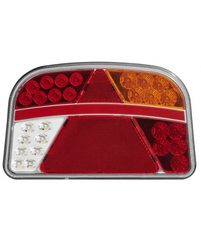 Feu arrière 6 fonctions 240x150mm LED droite