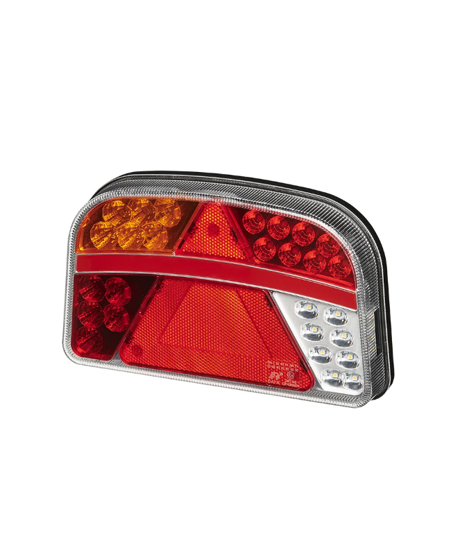 Feu arrière 6 fonctions 240x150mm LED gauche- Clinique Remorque-17