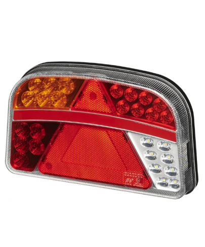 Feu arrière 6 fonctions 240x150mm LED gauche