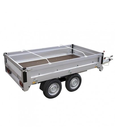 Soutien aluminium ajustable 140-210cm pour bâche plate remorque