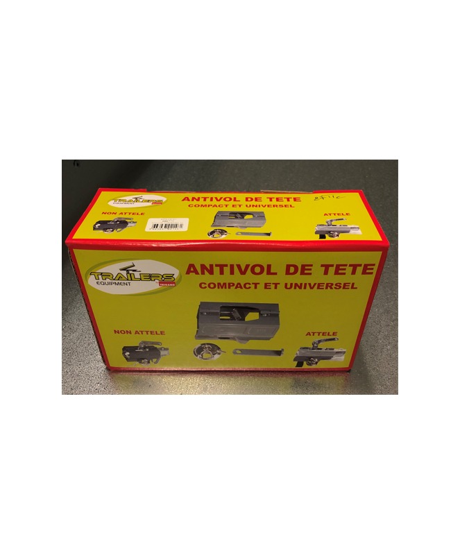 Antivol tête d'attelage pour remorque 110x110mm- Clinique Remorque- 17