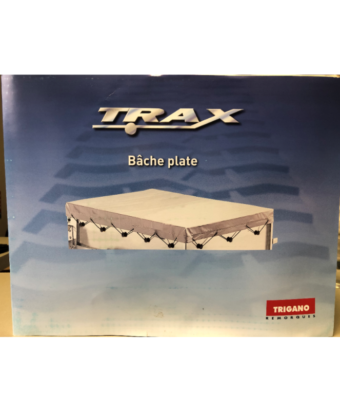 Bâche étanche Remorque Grise 230x130cm Bâche Remorque 230x130x10cm - PVC 640g/m², œillets Inox, Fabrication Française Bâche œillets Renforcés - Foto 2