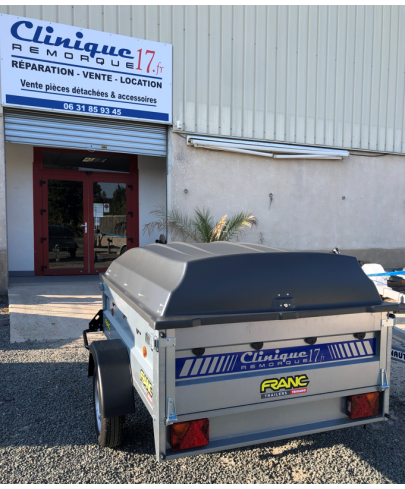 Capot ABS pour remorque 200x120