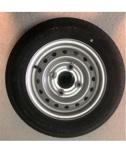 Roue complète 155/70X13 4T130 déport 20