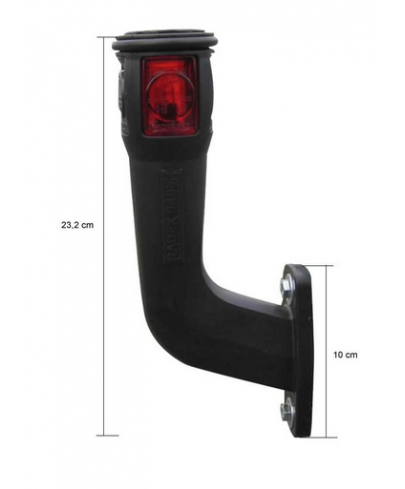 Feu de gabarit GAUCHE Radex 940 pour remorque