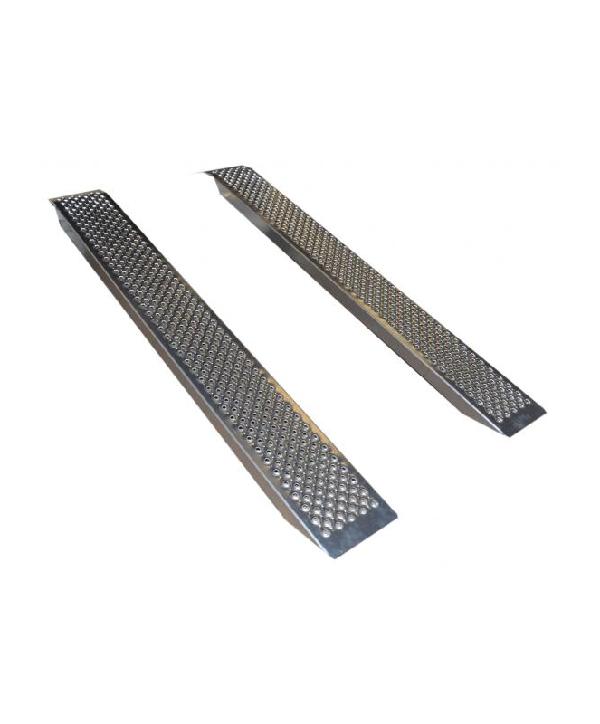 Rampes ALU droites 250x26 pour remorque x2