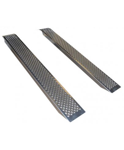 Rampes ALU droites 250x26 pour remorque x2