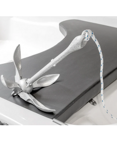 Ancre pliante 3,2kg galvanisé, forme d'oeuf pour bateau-Clinique Remorque-17
