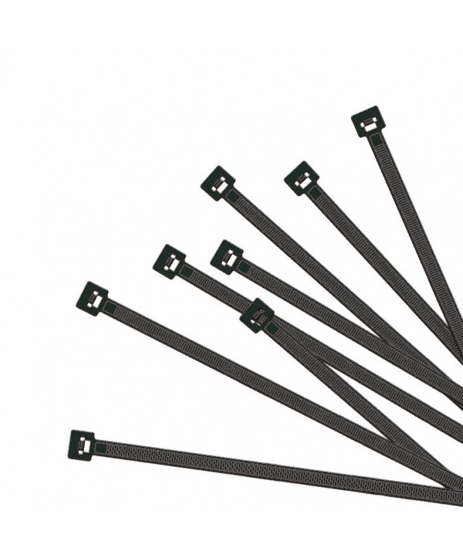 Colliers de serrage noir 200x3,5 mm 100 pièces- Clinique Remorque- 17