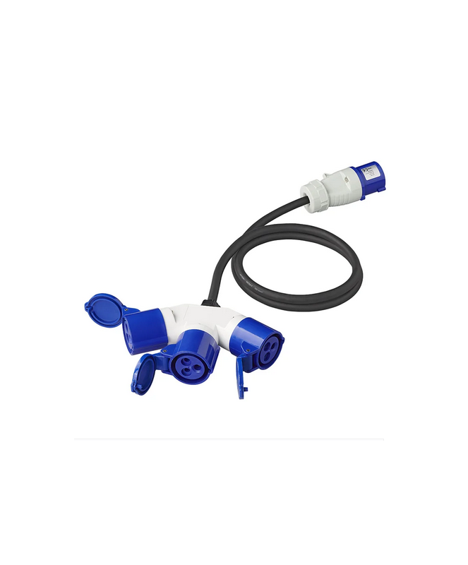 rallonge prise ponton  triple femelle 16A 150cm 3x2,5mm²