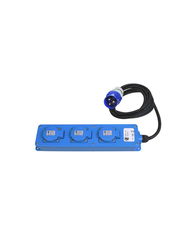 Bloc multiprises CEE prise SHUKO camping-car, caravane 16A  3x2,5mm2-Clinique Remorque-17