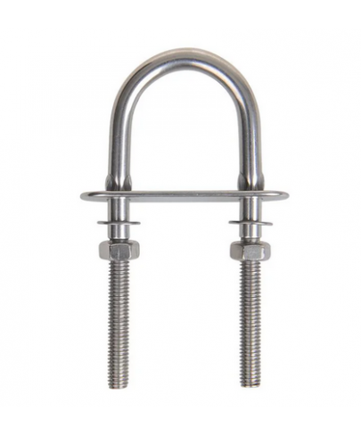 Cadène Boulon U 90x35 mm diam 6 mm, AISI 316 A4