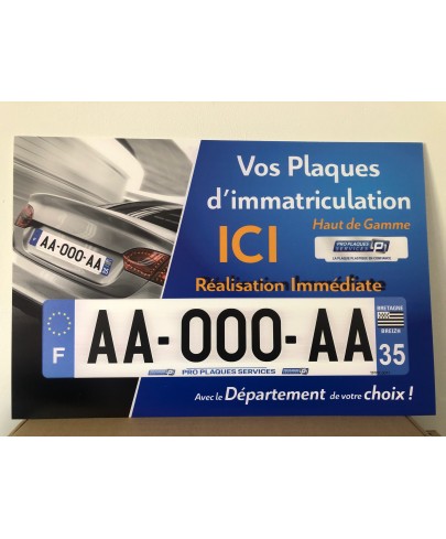 Plaque immatriculation