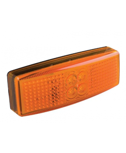 Feu de position latéral pour remorque  12/24V orange 110x40mm LED