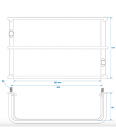 Grille de protection pour feu arrière 260x170x80mm-Clinique Remorque-17
