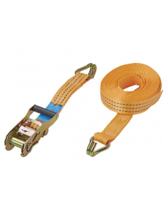 Sangle d'arrimage avec tendeur à cliquet + 2 crochets 8 mètres 3000kg-Clinique Remorque-17