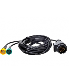 Faisceau cable 5M avec fiche 13-pôles et 2x connecteur 5-pôles-Clinique Remorque-17