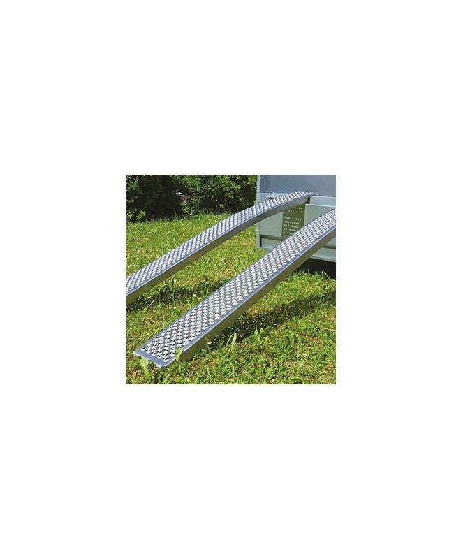 Jeu de 2 rampes alu courbées 2m 400 kg