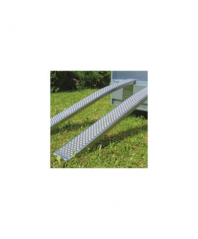 Jeu de 2 rampes alu courbées 2m 400 kg